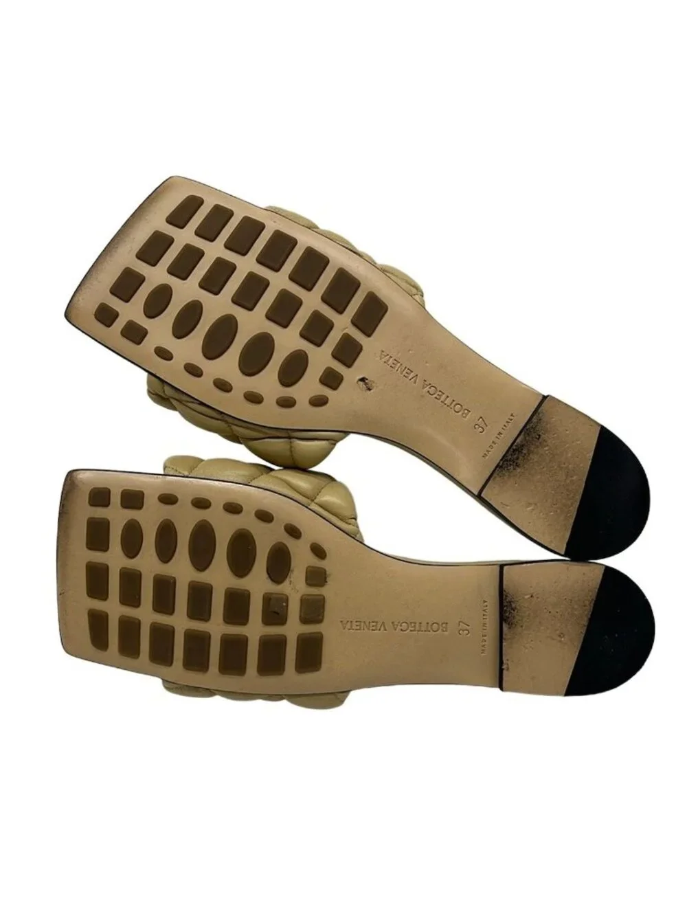 Bottega Veneta Sandals Beige Leather